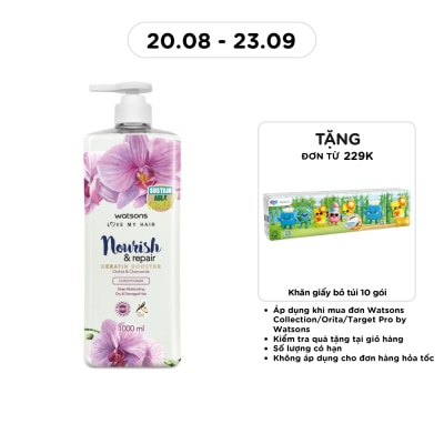 WATSONS - Dầu Xả Watsons Nourish & Repair Orchid & Chamomile Conditioner 1000ml image