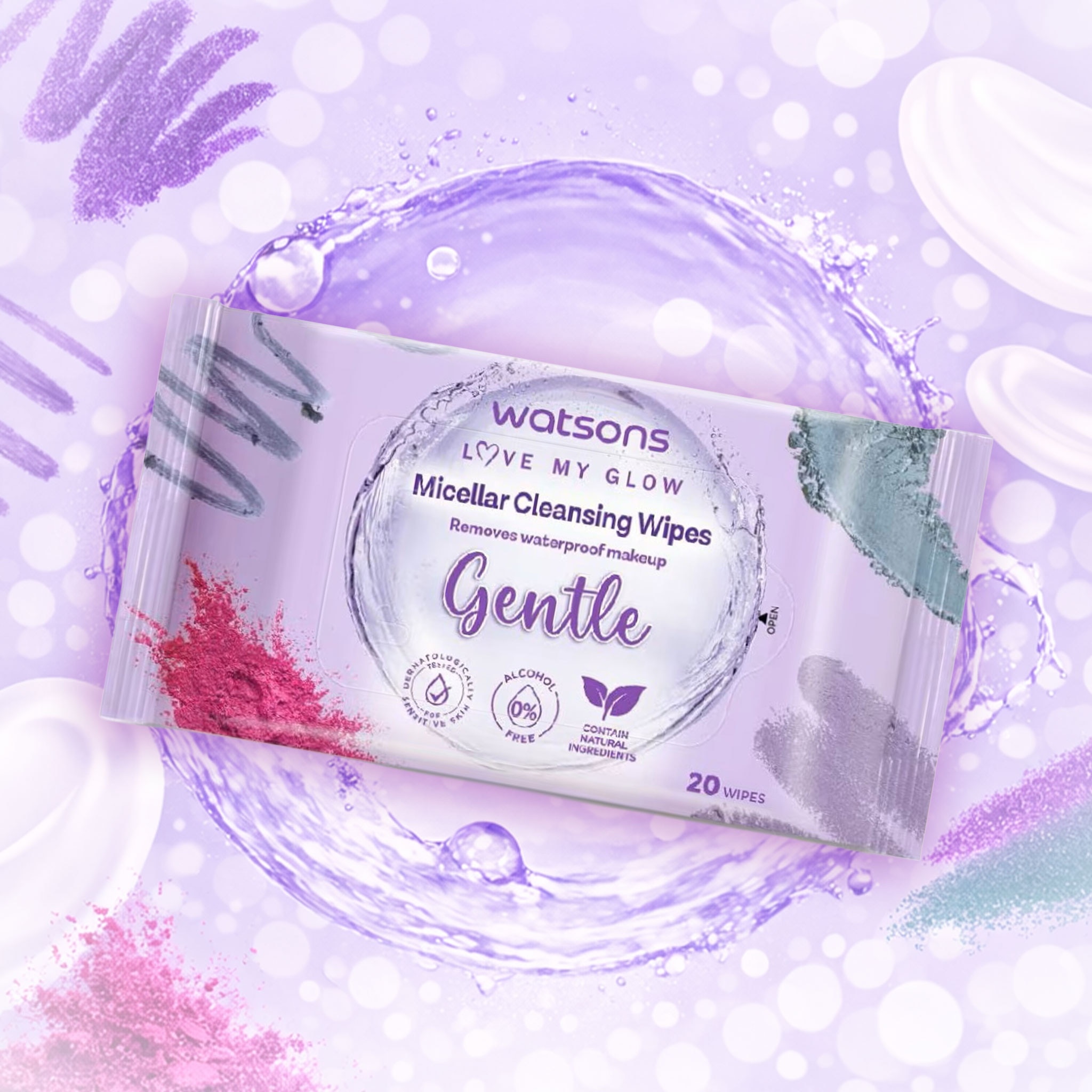 Micellar Cleansing Wipes Gentle 20pcs
