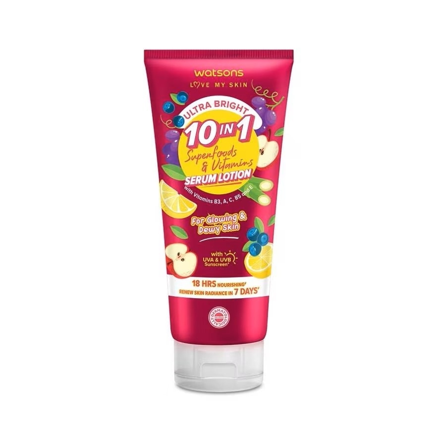 Ultra Bright 10-in-1 Superfoods Vitamins Serum Lotion 330ml