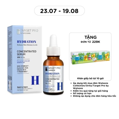 TARGET PRO BY WATSONS - Tinh Chất Cấp Ẩm Chuyên Sâu Target Pro By Watsons Hydration Concentrated Serum 30ml image