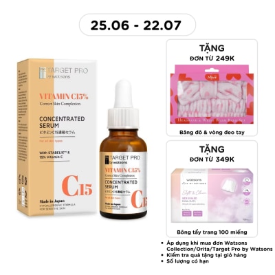 TARGET PRO BY WATSONS - Vitamin C15% Concentrated Serum 30ml