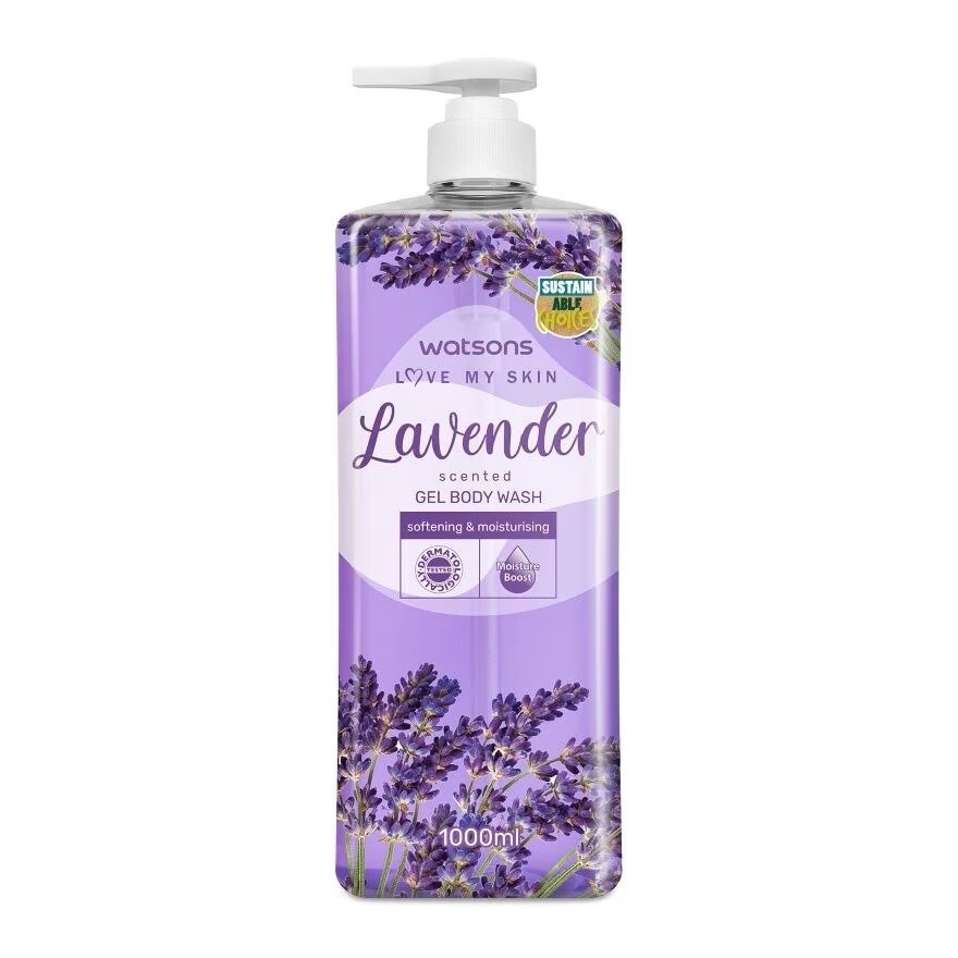 Love My Skin Lavender Scented Gel Body Wash 1000ml