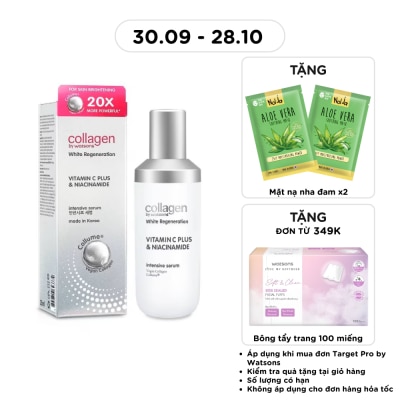 COLLAGEN BY WATSONS Tinh Chất Dưỡng Trắng Da Chuyên Sâu Collagen by Watsons White Regeneration Intensive Serum 35ml image