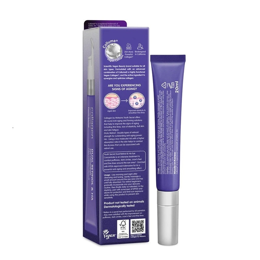 Youth Secret Dual Retinol & HA Eye Concentrate 20ml image