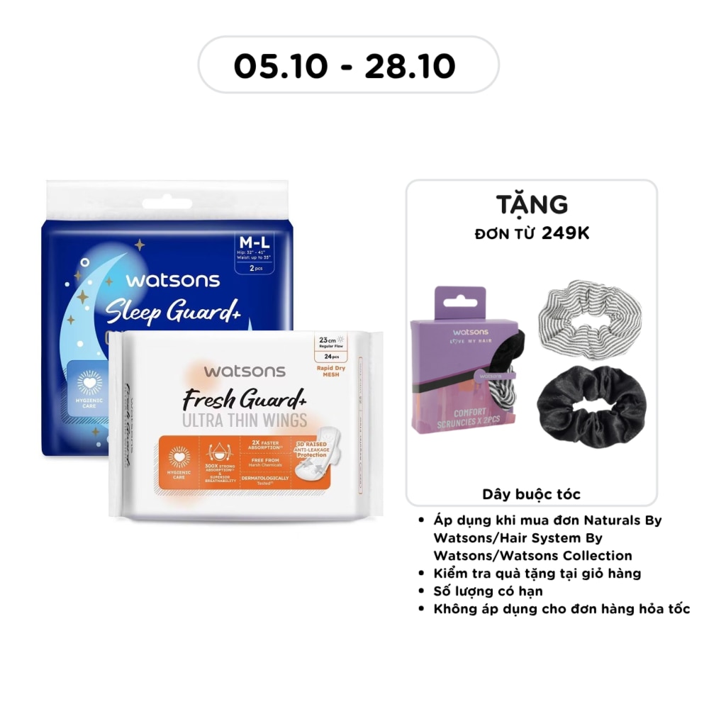 Combo Băng Vệ Sinh Watsons Ngày và Đêm