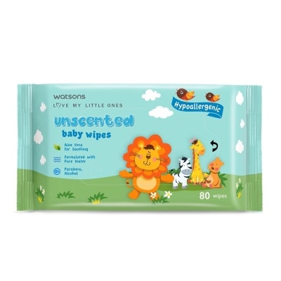 WATSONS Watsons Unscented Baby Wipes (Plain) 80s image