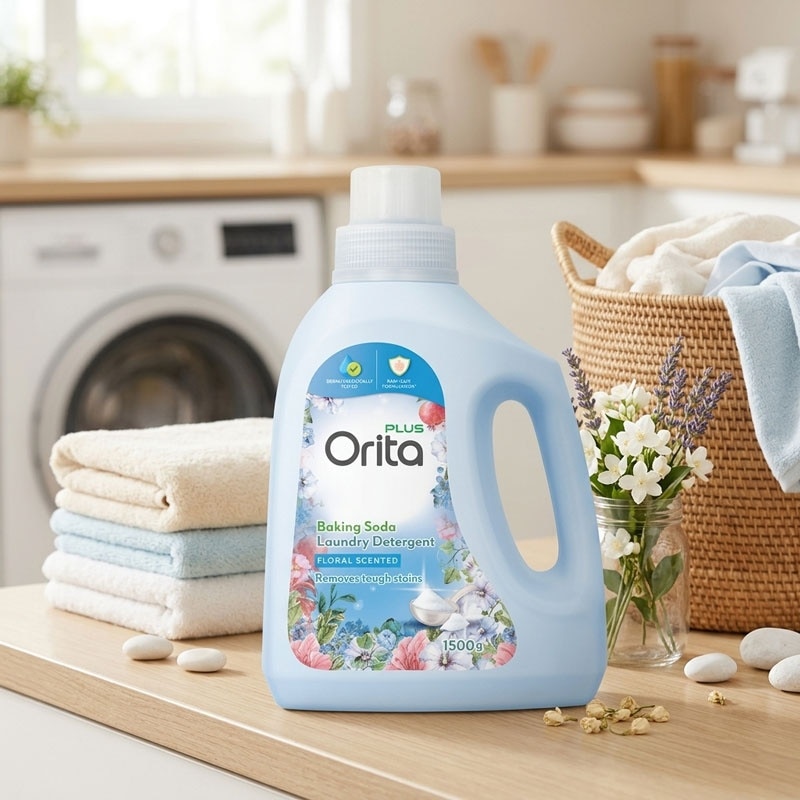 Orita Baking Soda Laundry Detergent – Floral 1500g image