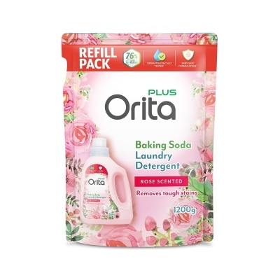 ORITA Orita Baking Soda Laundry Detergent – Rose 1200g Refill Pack image