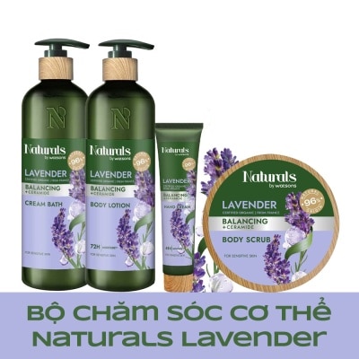 NATURALS BY WATSONS Combo Chăm Sóc Cơ Thể Naturals By Watsons Lavender 4pcs image