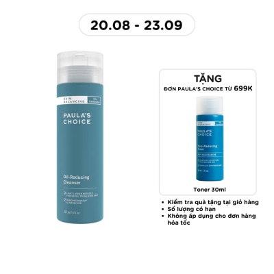 PAULA'S CHOICE - Sữa Rửa Mặt Paula's Choice Skin Balancing Cân Bằng Độ Ẩm Và Giảm Dầu 237ml image