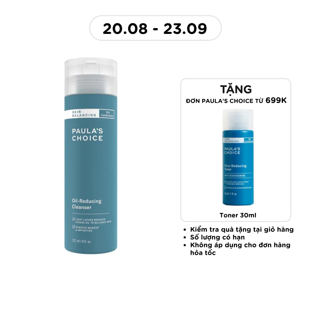 Sữa Rửa Mặt Paula's Choice Skin Balancing Cân Bằng Độ Ẩm Và Giảm Dầu 237ml image