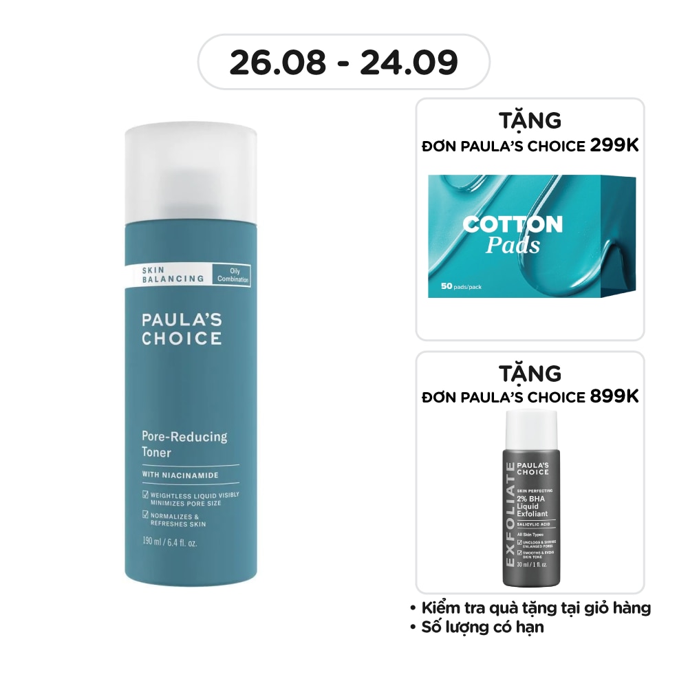 Nước Cân Bằng Paula's Choice Skin Balancing Điều Chỉnh Lỗ Chân Lông 190ml