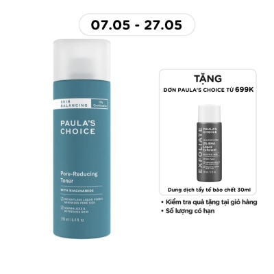 PAULA'S CHOICE - Nước Cân Bằng Paula's Choice Skin Balancing Điều Chỉnh Lỗ Chân Lông 190ml