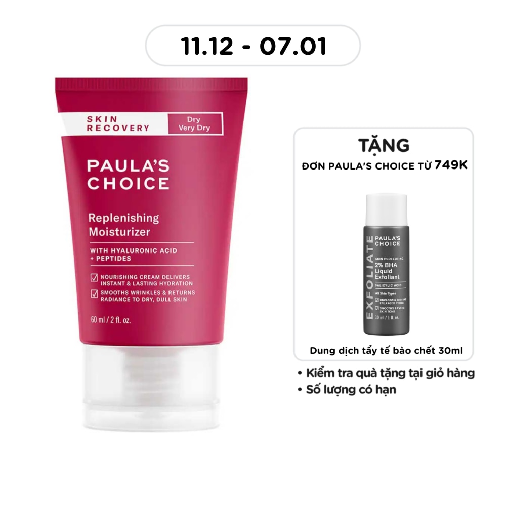 Kem Dưỡng Ẩm Đêm Paula's Choice Skin Recovery Replenishing 60ml