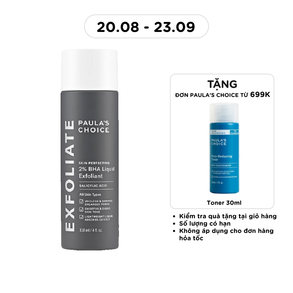 Dung Dịch Loại Bỏ Tế Bào Chết Paula's Choice Skin Perfecting 2% BHA 118ml image