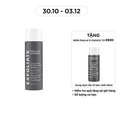 PAULA'S CHOICE Dung Dịch Loại Bỏ Tế Bào Chết Paula's Choice Skin Perfecting 2% BHA 118ml
