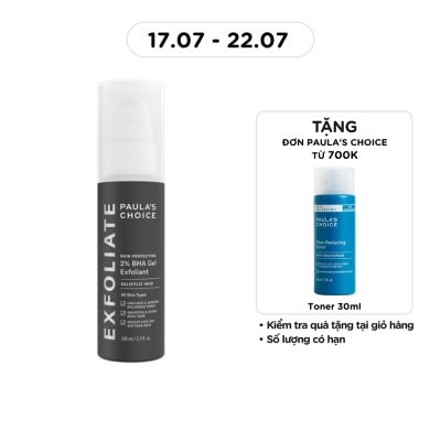 PAULA'S CHOICE - Skin Perfecting 2% BHA Gel Exfoliant 100ml