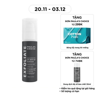 PAULA'S CHOICE Skin Perfecting 2% BHA Gel Exfoliant 100ml