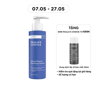 PAULA'S CHOICE - Sữa Rửa Mặt Dưỡng Ẩm Paula's Choice Resist Hiệu Quả Tối Ưu 190ml