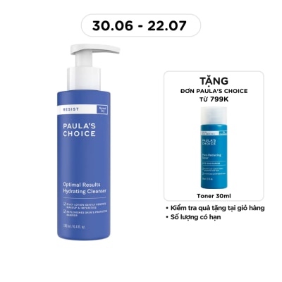 PAULA'S CHOICE - Sữa Rửa Mặt Dưỡng Ẩm Paula's Choice Resist Hiệu Quả Tối Ưu 190ml