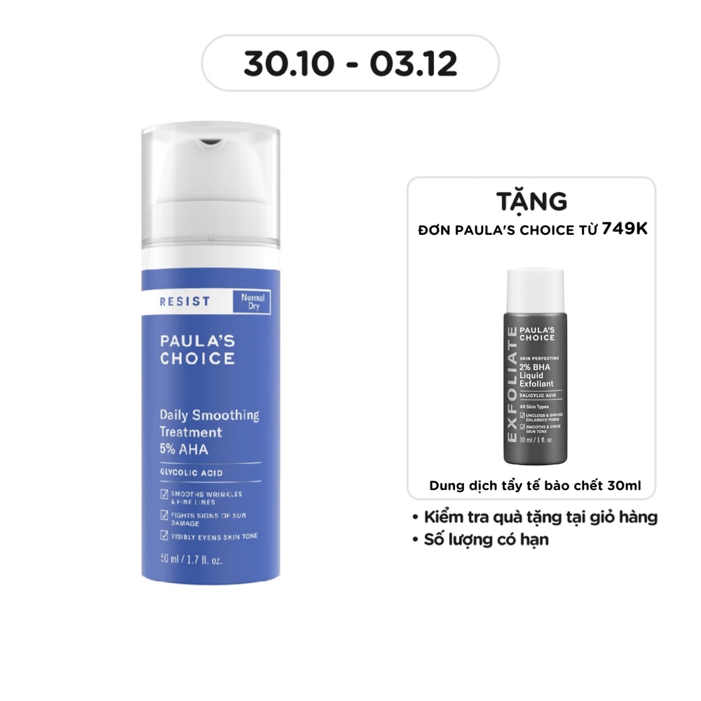 Paula's Choice Resist Daily Smoothing Treatment With 5% AHA 50ml