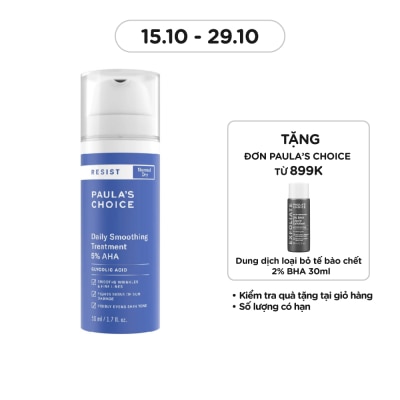 PAULA'S CHOICE Dung Dịch Paula's Choice Resist Làm Mềm Da Với 5% AHA 50ml