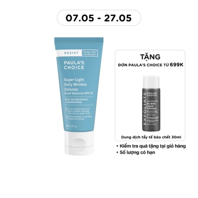 PAULA'S CHOICE - Kem Dưỡng Paula's Choice Resist Chống Nhăn Siêu Nhẹ SPF30 60ml