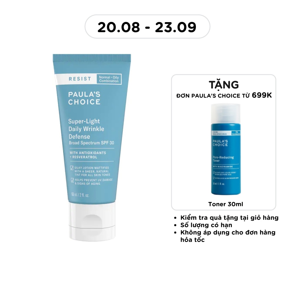 Kem Dưỡng Paula's Choice Resist Chống Nhăn Siêu Nhẹ SPF30 60ml image