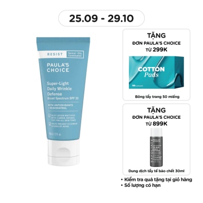 PAULA'S CHOICE Kem Dưỡng Paula's Choice Resist Chống Nhăn Siêu Nhẹ SPF30 60ml