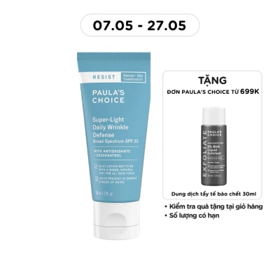 PAULA'S CHOICE - Kem Dưỡng Paula's Choice Resist Chống Nhăn Siêu Nhẹ SPF30 60ml
