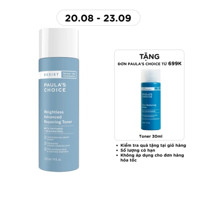 PAULA'S CHOICE - Nước Cân Bằng Paula's Choice Resist Siêu Nhẹ Cho Làn Da Dầu Và Lão Hóa 118ml image