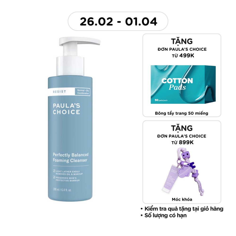 Paula's Choice Resist Perfectly Balanced Foaming Cleanser 190ml