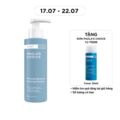 PAULA'S CHOICE - Sữa Rửa Mặt Dạng Bọt Paula's Choice Resist Cân Bằng Da Hoàn Hảo 190ml image
