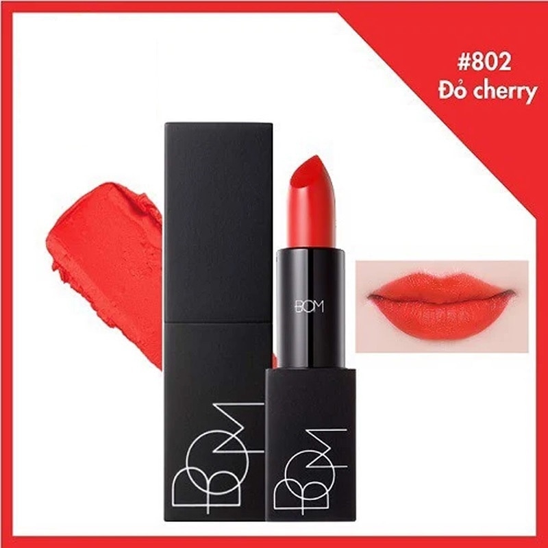 Son Lì BOM My Lipstick 3.5g.#802- My Cherry Red