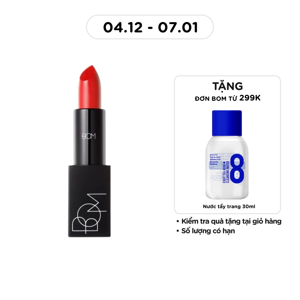 BOM Son Lì BOM My Lipstick 3.5g.#802- My Cherry Red