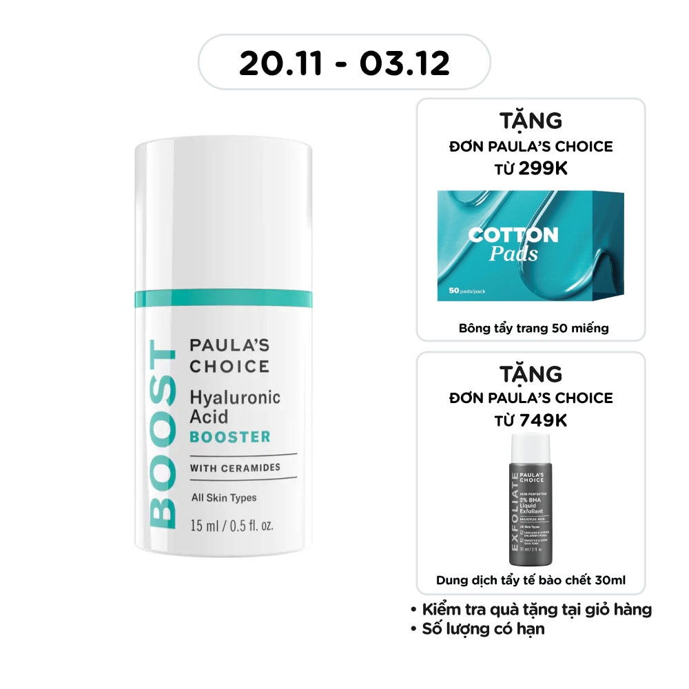 Tinh Chất Paula's Choice Giảm Nhăn Và Lão Hóa Với Hyaluronic Acid 15ml