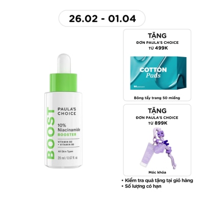 PAULA'S CHOICE Tinh Chất Paula's Choice Se Khít Lỗ Chân Lông Và Làm Sáng Da Chứa 10% Niacinamide Booster 20ml