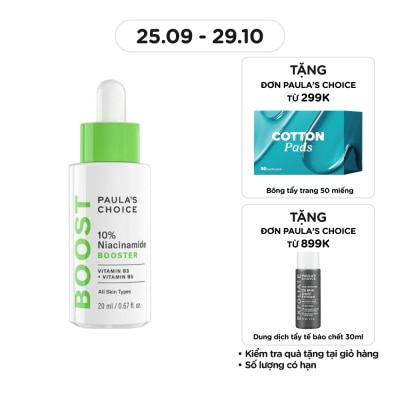 PAULA'S CHOICE Tinh Chất Paula's Choice Se Khít Lỗ Chân Lông Và Làm Sáng Da Chứa 10% Niacinamide Booster 20ml