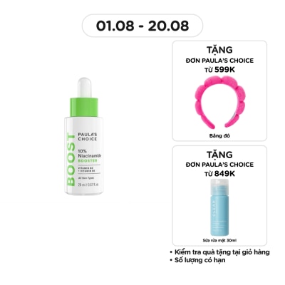 PAULA'S CHOICE Tinh Chất Paula's Choice Se Khít Lỗ Chân Lông Và Làm Sáng Da Chứa 10% Niacinamide Booster 20ml