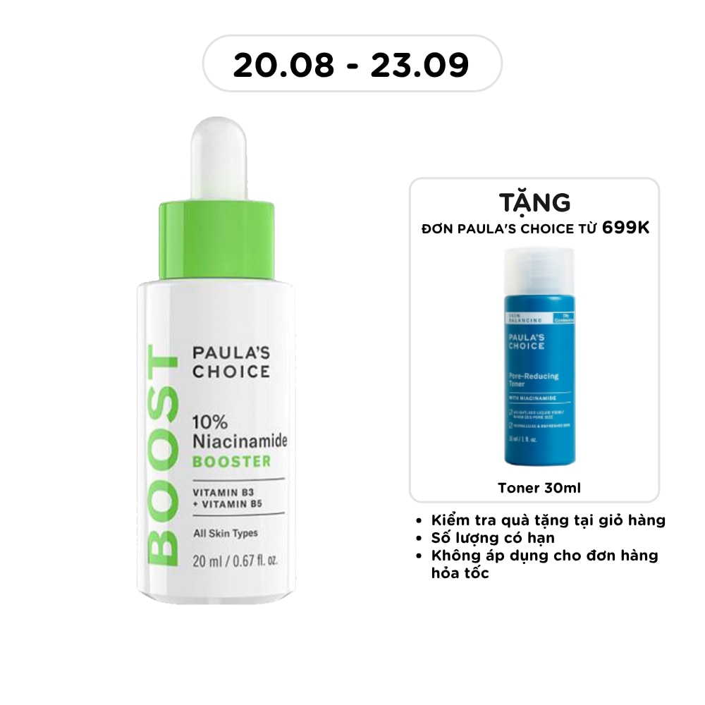 Tinh Chất Paula's Choice Se Khít Lỗ Chân Lông Và Làm Sáng Da Chứa 10% Niacinamide Booster 20ml image