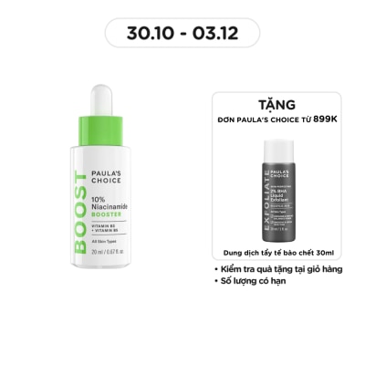 PAULA'S CHOICE Tinh Chất Paula's Choice Se Khít Lỗ Chân Lông Và Làm Sáng Da Chứa 10% Niacinamide Booster 20ml