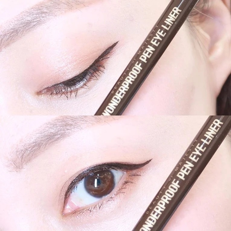 Kẻ Mắt Nước BOM Wonderproof Eyeliner 0.5g.#02 Brown