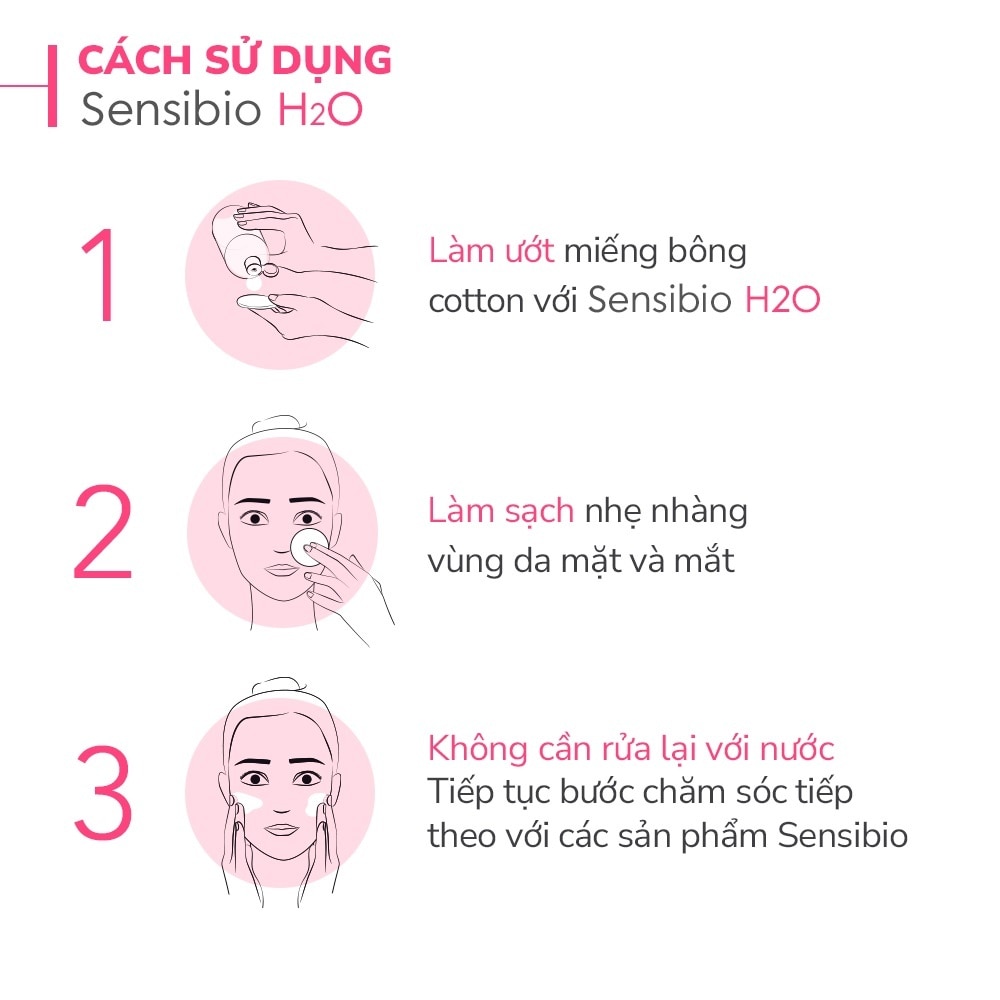 Nước Tẩy Trang Dành Cho Da Nhạy Cảm Bioderma Sensibio H20 100ml