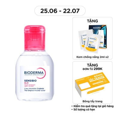 BIODERMA - Nước Tẩy Trang Dành Cho Da Nhạy Cảm Bioderma Sensibio H20 100ml image