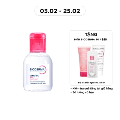 BIODERMA Nước Tẩy Trang Dành Cho Da Nhạy Cảm Bioderma Sensibio H20 100ml