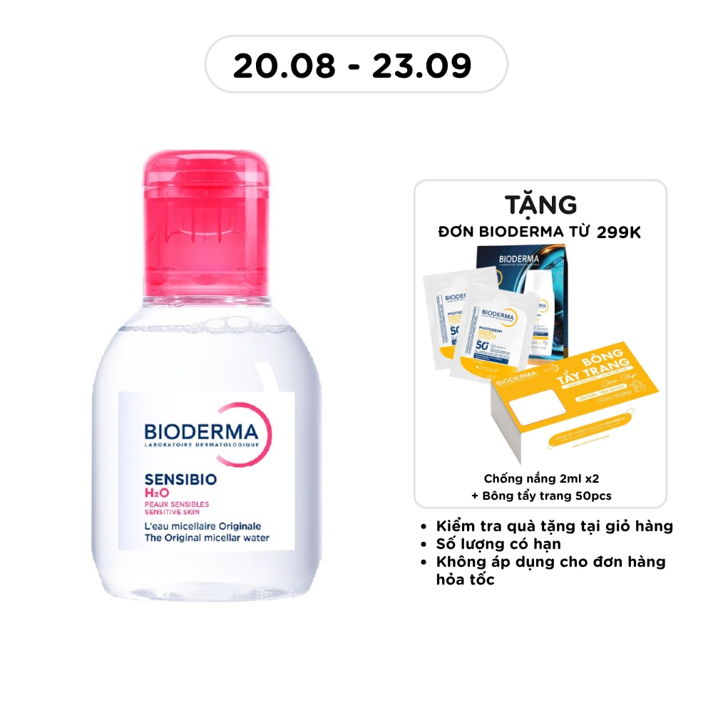 Nước Tẩy Trang Dành Cho Da Nhạy Cảm Bioderma Sensibio H20 100ml image