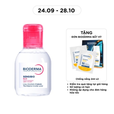BIODERMA Nước Tẩy Trang Dành Cho Da Nhạy Cảm Bioderma Sensibio H20 100ml image