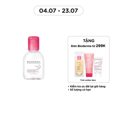BIODERMA Nước Tẩy Trang Dành Cho Da Nhạy Cảm Bioderma Sensibio H20 100ml
