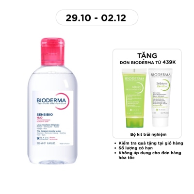 BIODERMA Nước Tẩy Trang Dành Cho Da Nhạy Cảm Bioderma Sensibio H20 250ml image