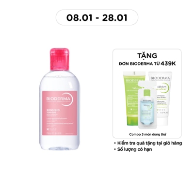 BIODERMA Nước Cân Bằng Dưỡng Ẩm Dành Cho Da Nhạy Cảm Bioderma Sensibio 250ml